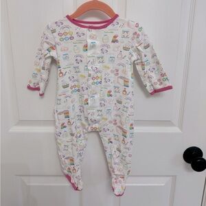 Magnetic Me Organic Cotton Footie onesie 6-9M